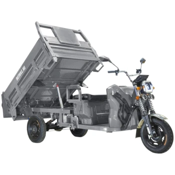 Грузовой электротрицикл Rutrike D5 1500 гидравлика (72V1500W) Серый