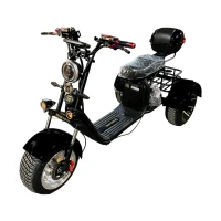 Электроскутер CITYCOCO GT X12 TRIKE Матовый чёрный