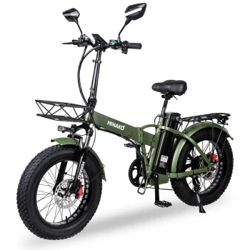 Электровелосипед Minako F10 хаки гидравлика